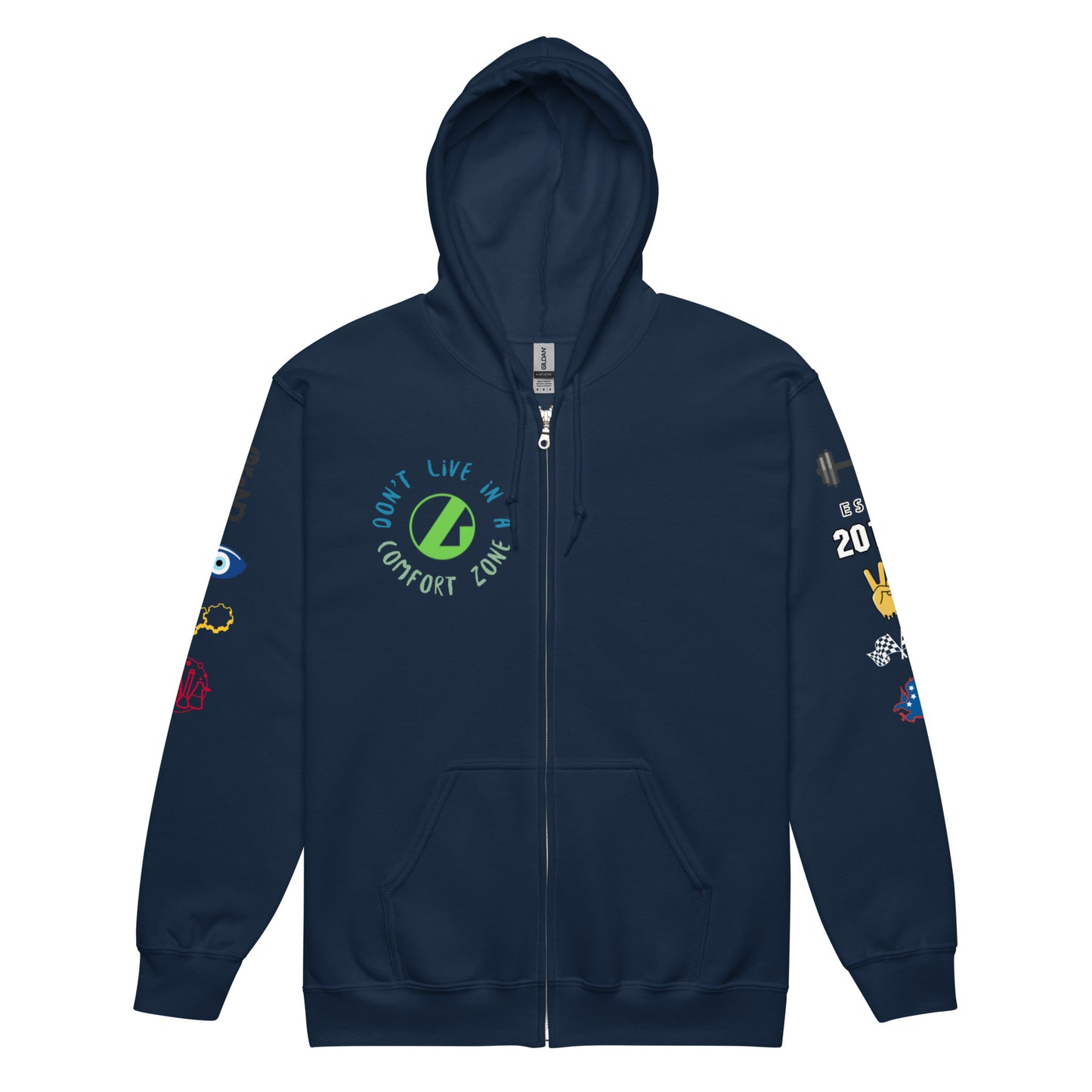 INNER GRIND Full Zip Hoodie