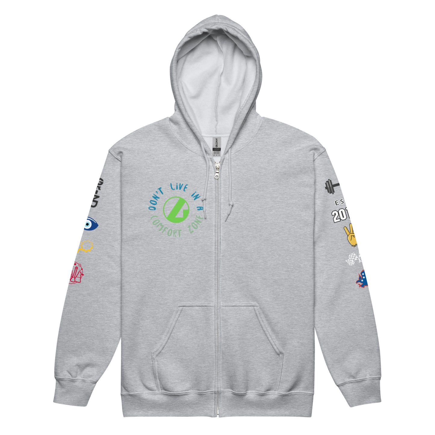 INNER GRIND Full Zip Hoodie